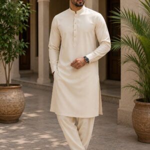 Traditional Cream Kurta